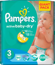 Pampers Active Baby-Dry 3 Midi фото